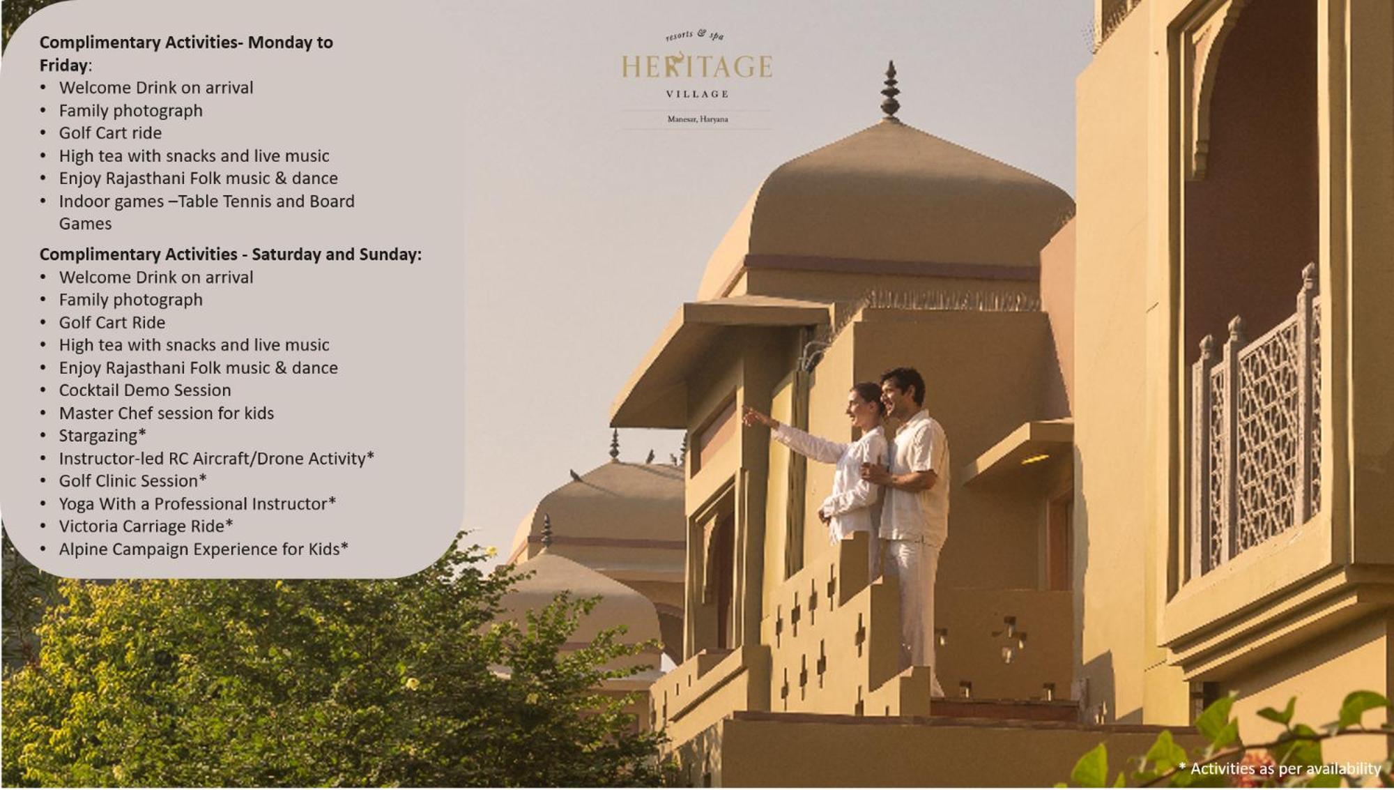 Heritage Village Resort & Spa Manesar-Γκουργκάον Εξωτερικό φωτογραφία