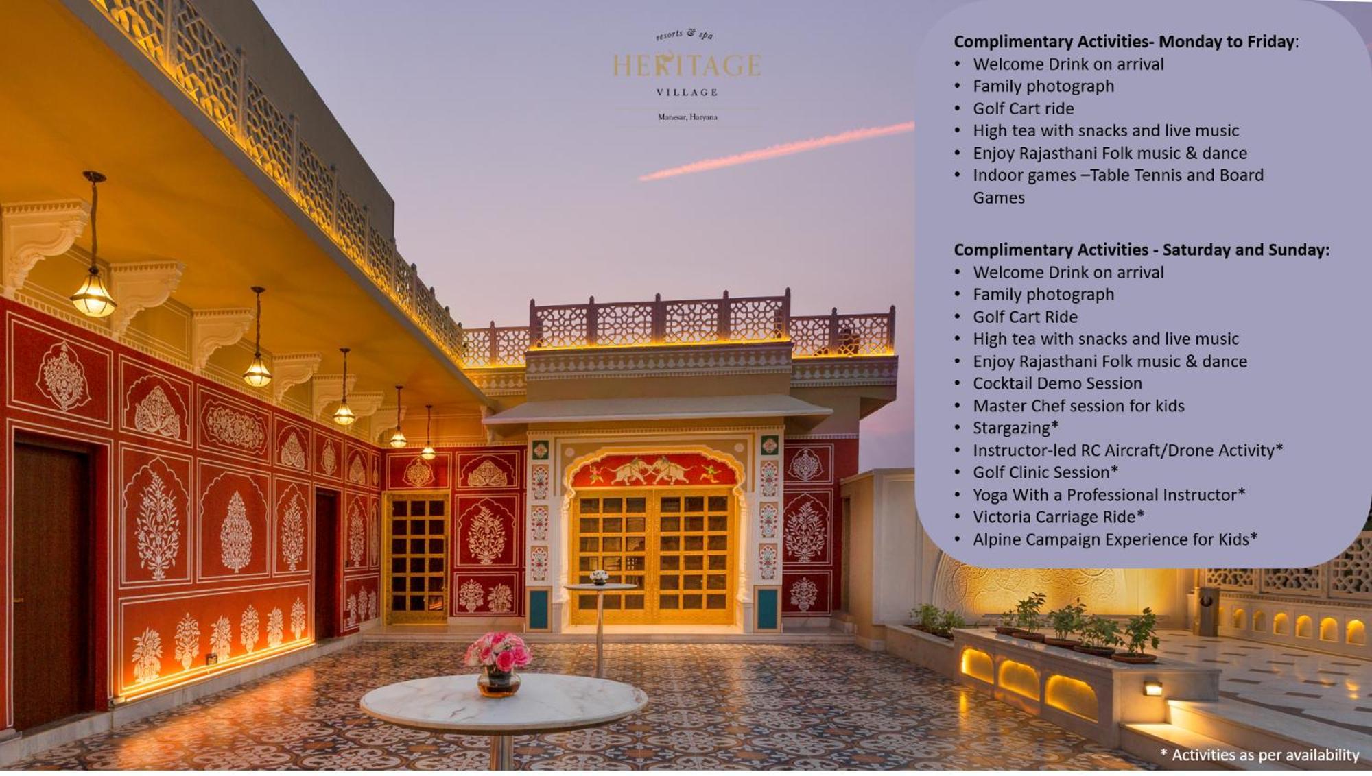 Heritage Village Resort & Spa Manesar-Γκουργκάον Εξωτερικό φωτογραφία